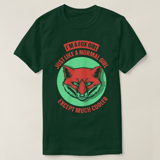 Sou uma T-Shirt raposa (Frente do Design)