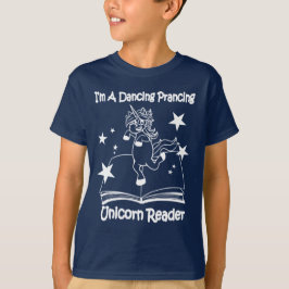 Sou uma T-Shirt Unicorn Reader Dançante - WL