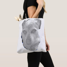 Soul in the Scruff – Emotional Dog Portrait Tote