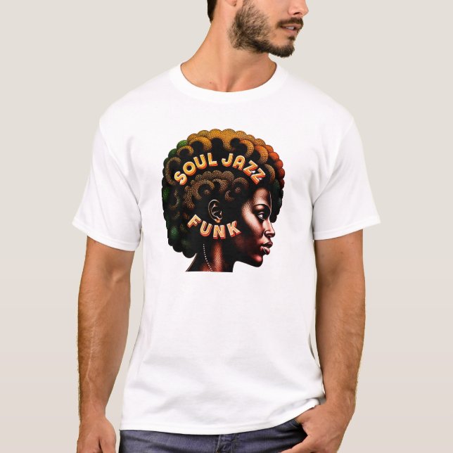 Soul Jazz Funk afro T-Shirt (Frente)