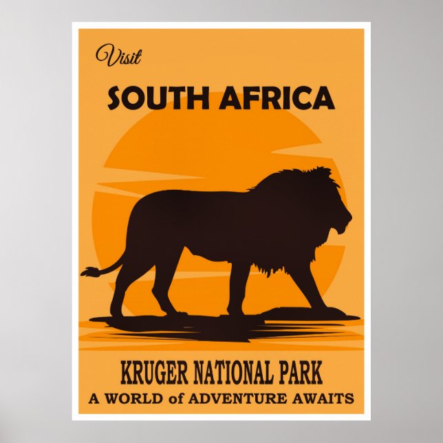 South Africa Travel Poster (Frente)
