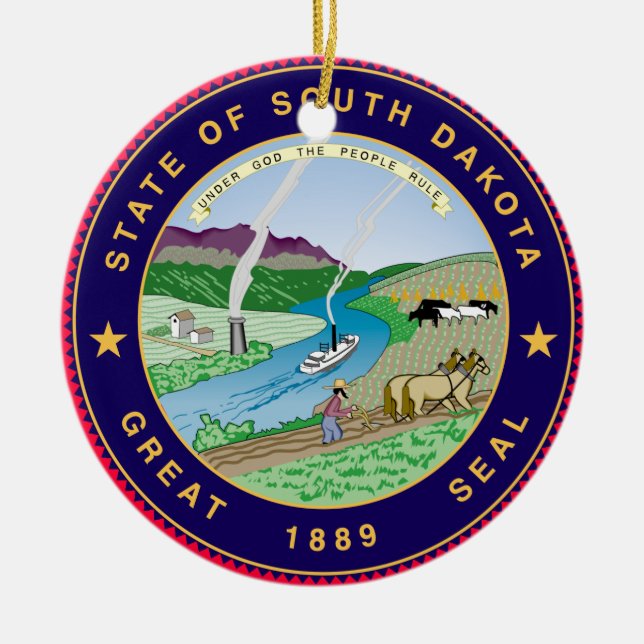 South Dakota * enfeites de natal (Frente)