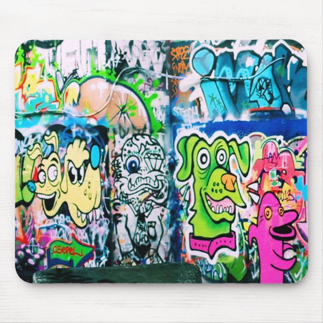 Southbank Skatepark Grafite Mousepad (Frente)