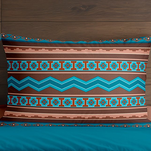 Southwest Style Geometric Cameron Gorge Design (Customizable Southwest Style Geometric Cameron Design Pillow Cases. Matching Duvets Sold Seperately)
