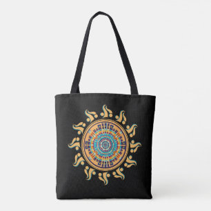 Southwest Sun Mandala Tote Bag