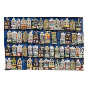 Souvenirs holandesas, cena da rua de Amsterdã.