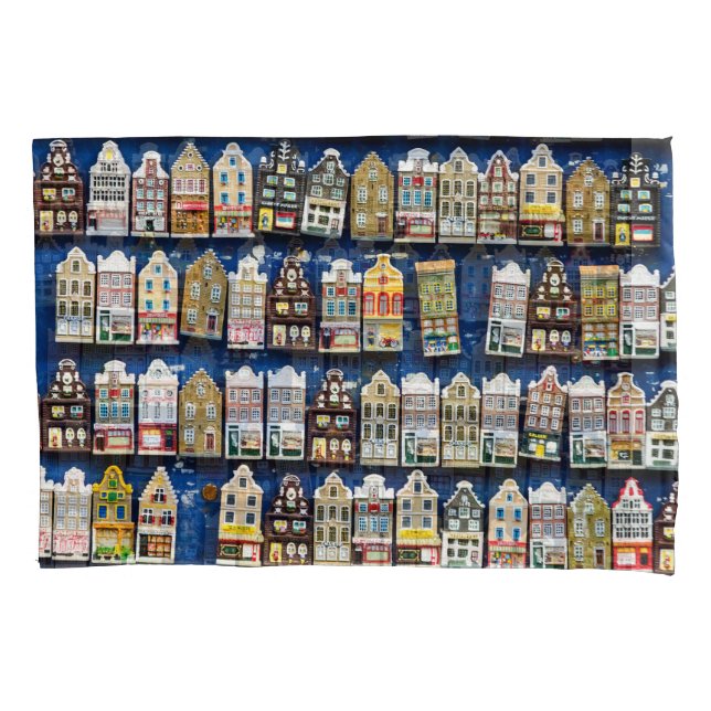 Souvenirs holandesas, cena da rua de Amsterdã. (Frente)