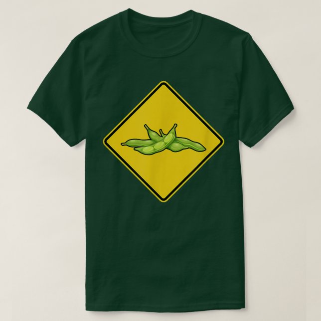 Soybean Warning Sign Farmer Funny Soybeans T-Shirt (Frente do Design)