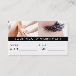 Spa de Salão de Cera de Parênteses de Cartão de Co