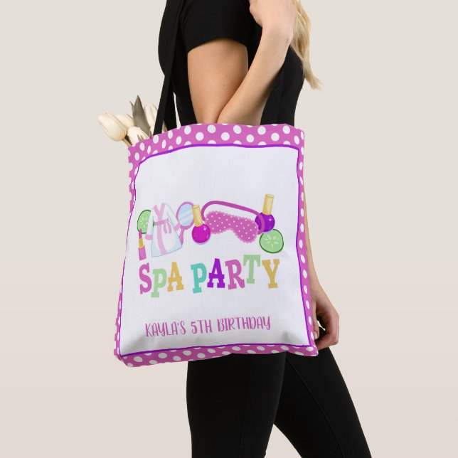 Spa Party Tote Bag - Branco (Close Up)