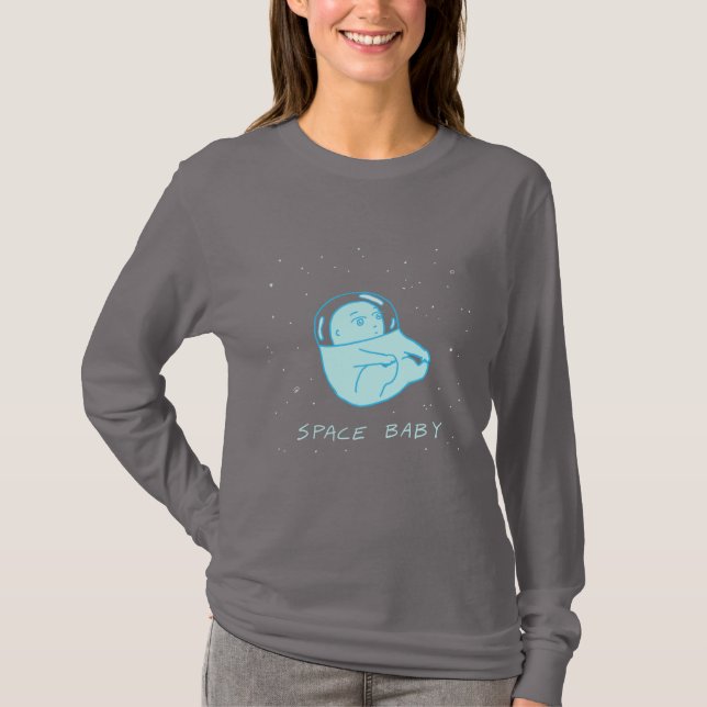 Space Baby T-shirt (Frente)