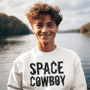 SPACE COWBOY, camisetas engraçadas masculinas