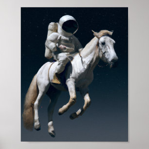 Space Cowboy Poster Original Artista Trabalho de a