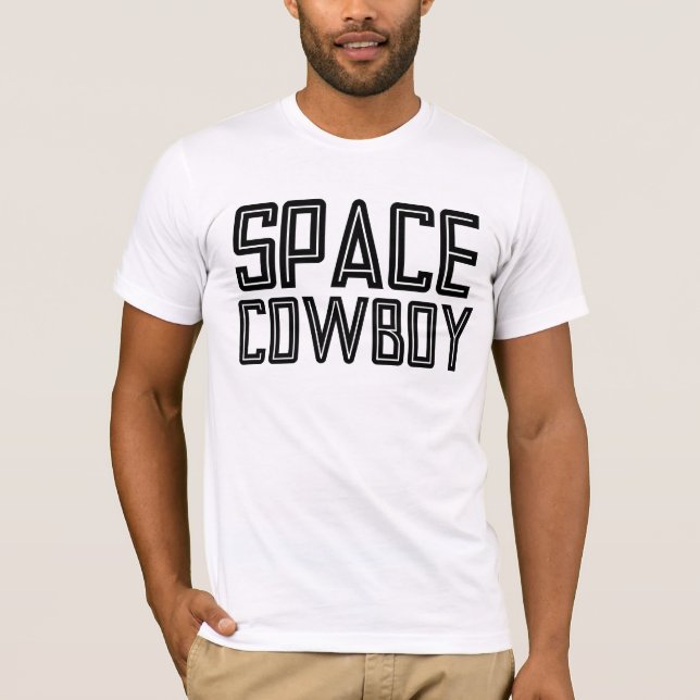 SPACE COWBOY, VINTAGE Men's T-shirt (Frente)