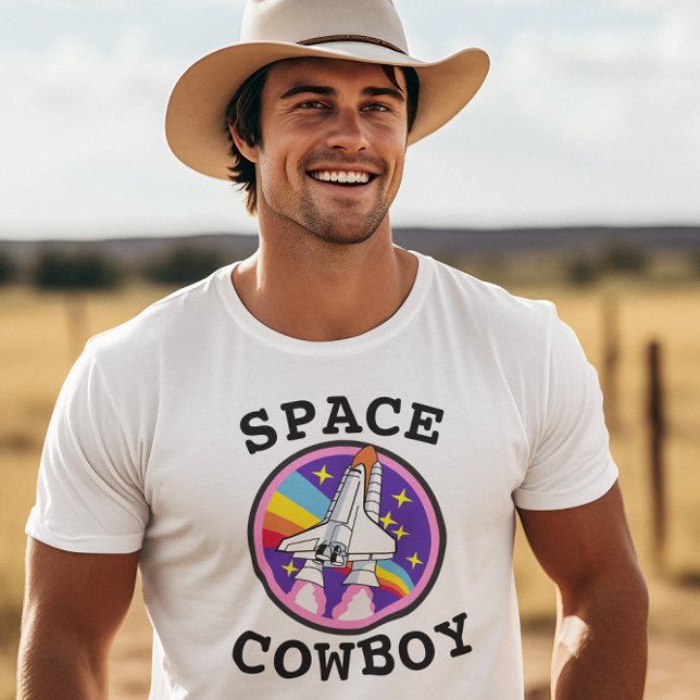 SPACE COWBOY Vintage T-Shirts masculinas (Criador carregado)