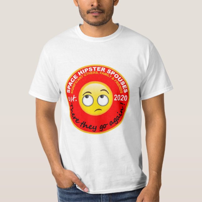 Space Hipsters® Spouses T-shirt (Frente)