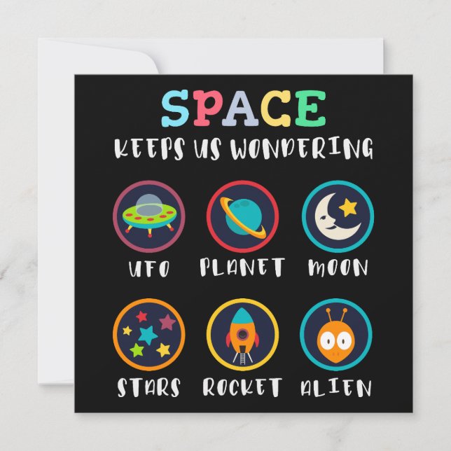 Space keeps us wondering (Frente)