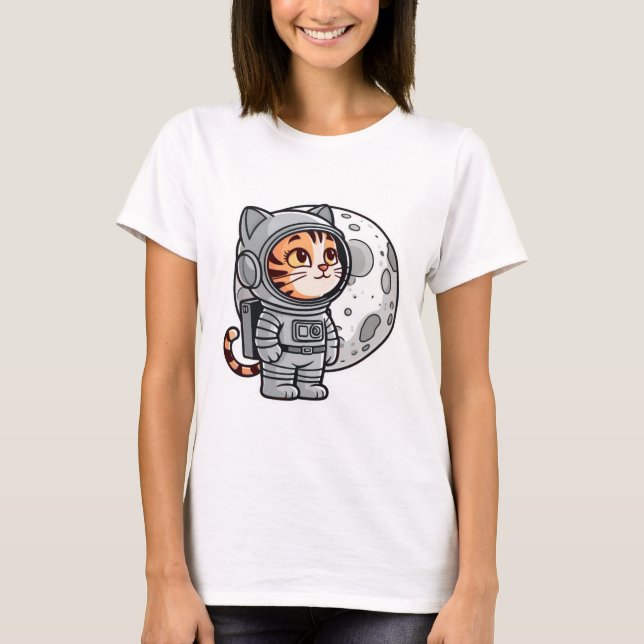 Space Kitten T-Shirt (Frente)