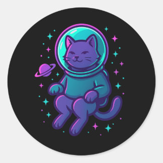 Space Kitty 2099 – Adesivo de Gato Astronauta