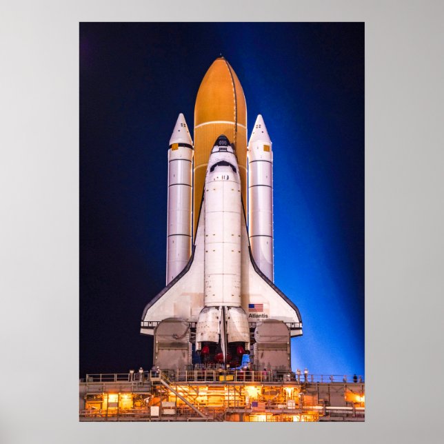 Space Shuttle Atlantis Poster (Frente)