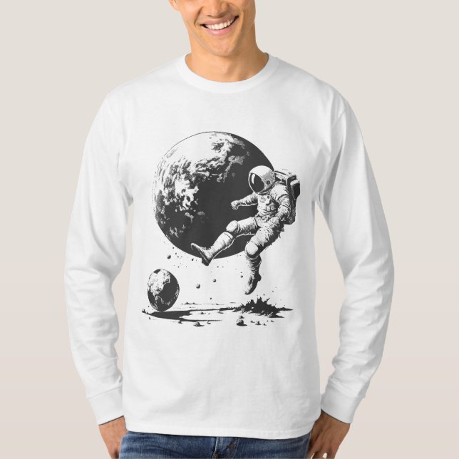 space soccer t-shirt (Frente)