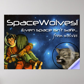 SpaceWolves! O Poster