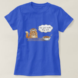 Spaghetti Kitty, Laranja, T-Shirt