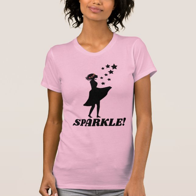 SPARKLE! Damas T-Shirts (Frente)