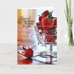 Sparkle e Joy Birthday Desejam Cartão