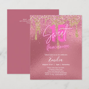 Sparkles Sweet16 Bonito Girly Pink 16th Birthday