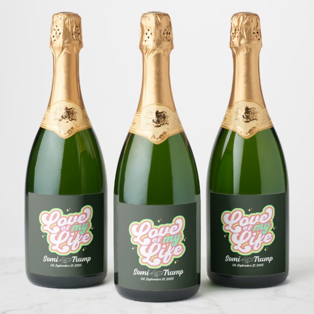Sparkling Wine Bottle Labels (Garrafas)