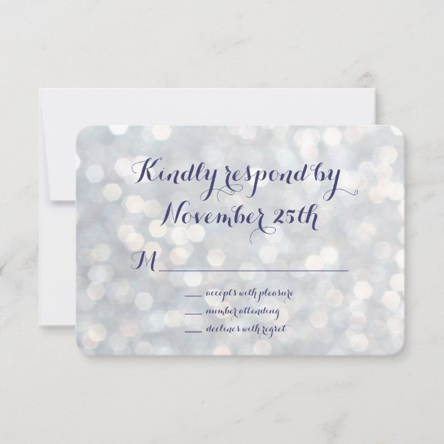 Sparkly Lights RSVP (Frente)