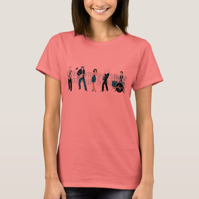 Sparkshooter - A Banda - Damas Ringer T-Shirt (Frente)