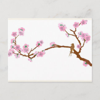 Sparrow na Árvore 4 - Cartão postal