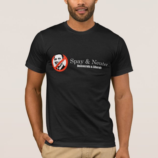 Spay e neutralize o t-shirt dos liberais (Frente)