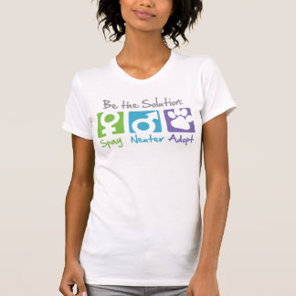 "Spay, neutralize, adote" o t-shirt