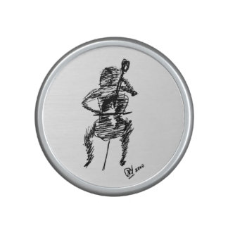 Speaker Auto-falante de Bluetooth do Doodle do violoncelo