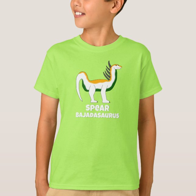 Spear the Bajadasaurus Dino T-Shirt (Frente)