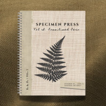 Specimen Press: Fossil Fern Linen Look Organic