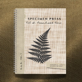 Specimen Press: Fossil Fern Linen Look Organic