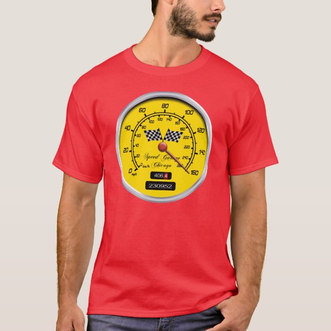 speed garagem t-shirt (Frente)