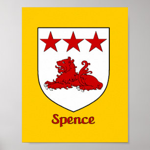 Spence Family Shield Impressão