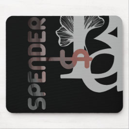 SPENDER Mousepad Trend Abstrato Art Black Powdery