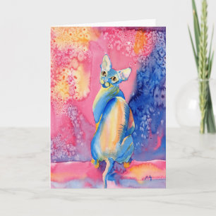 Sphynx Cat #2 Cartões de Saudação