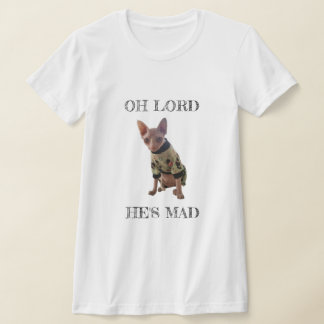 Sphynx Cat Engraçado T-Shirt