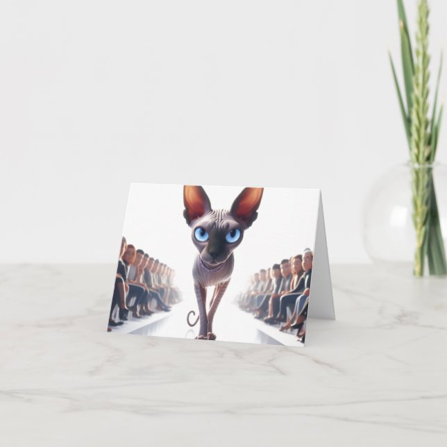Sphynx Qualquer Cartão De Saudação Ocasião (Frente)
