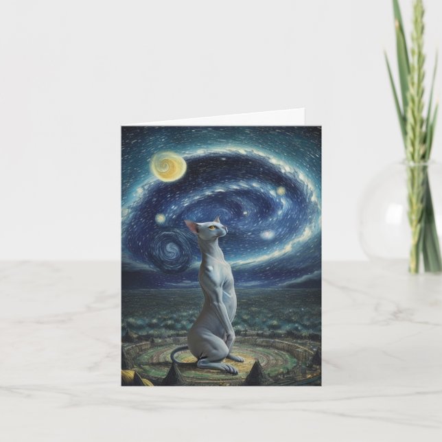 Sphynx Qualquer Cartão De Saudação Ocasião (Frente)