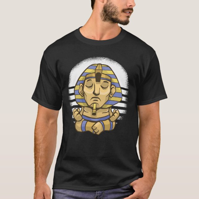 Sphynx Yoga Camisetas engraçadas (Frente)