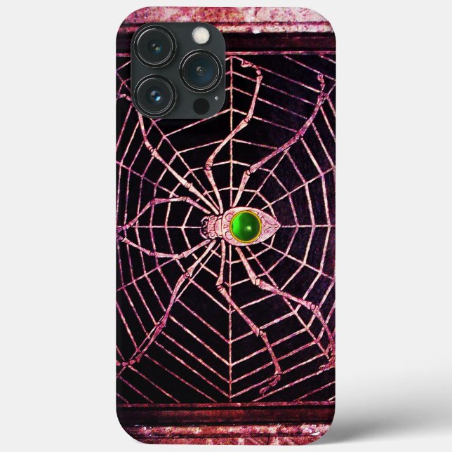 SPIDER E WEB Green Emerald Gem,Preto (Verso)