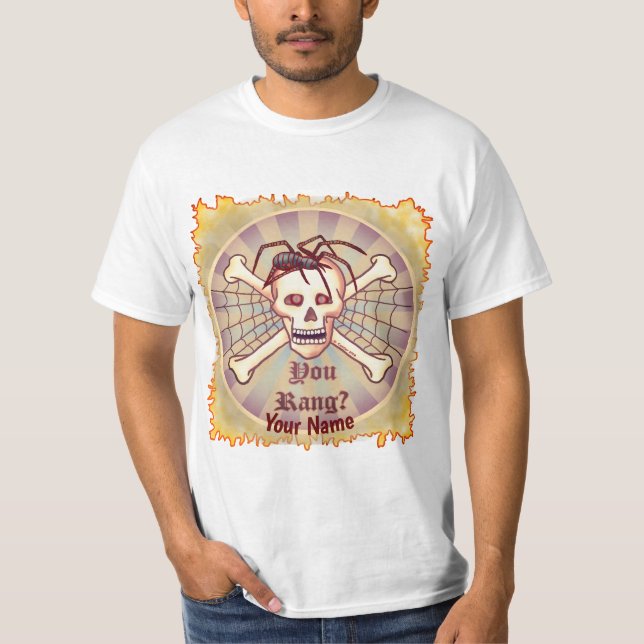 Spider You Rang skull t-shirt (Frente)